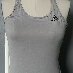 Adidas Women's Sleek Gray Tank Top